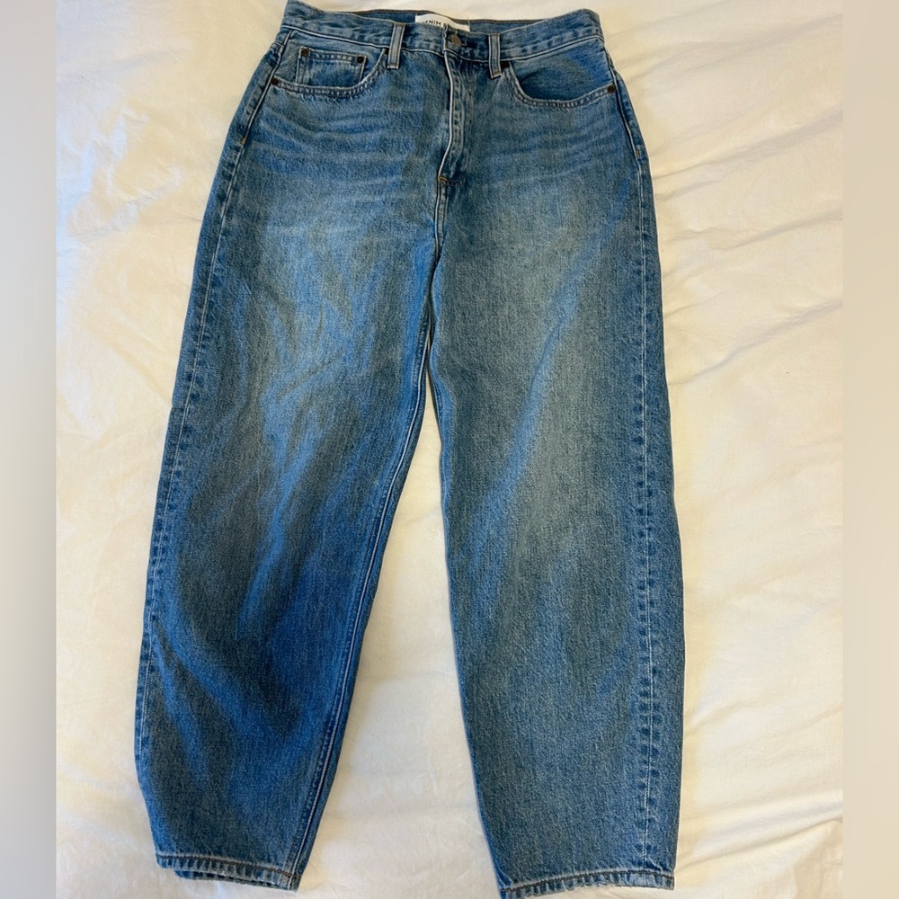 Denim Forum The Gia High Rise Carrot Jean